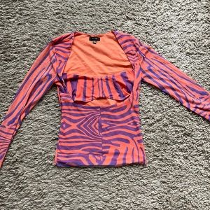 Bright coloured cut out top by AFRM